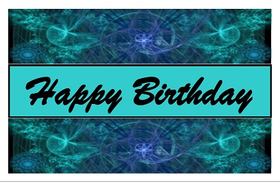 This is our free card design Color Matrix Birthday Card